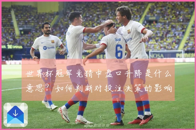 世界杯冠军竞猜中盘口升降是什么意思？如何判断对投注决策的影响
